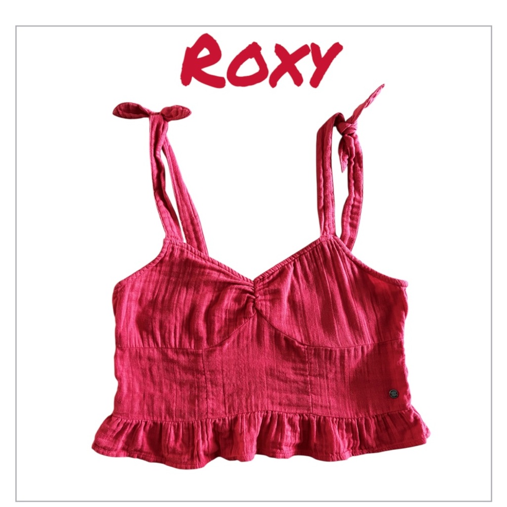 Roxy Beyond Me Strappy Cotton Top - Size Medium
